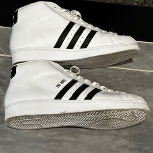 ADIDAS Superstar Pro Model "Cloud White/Core Black" Men's Size 12 Shell Tow